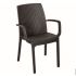 Стул Gardeck B:rattan INDIANA с подлокотниками, коричневый