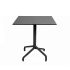 Стол складной квадратный Gardeck Frasca Mini 70*70, антрацит (база + столешница)