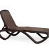 Шезлонг Gardeck Nardi Omega без подлокотников, коричневый-кофе