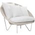 Кресло лаунж плетеное с подушками Janus et Cie Gigi II JNS/776-36-111/V-C-CUS