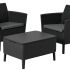 Комплект мебели Gardeck Салемо балкон (Salemo balcony set) графит