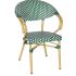 "Грас" плетеный стул из искусственного ротанга, цвет зеленый