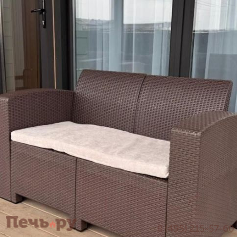 2-х местный диван Royal Family Lana Lux (коричневый) фото 2