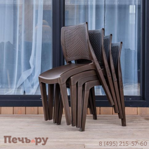 4 стула Royal Family JULY коричневые фото 3