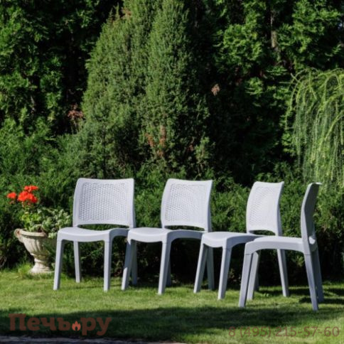 4 стула Royal Family JULY светло-серые фото 4