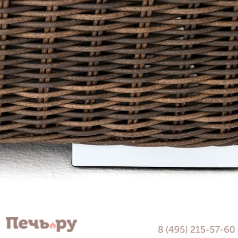 4SiS Боно диван из искусственного ротанга трехместный, цвет коричневый фото 9