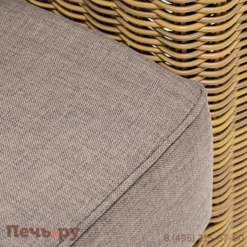 4SiS Боно кресло из искусственного ротанга, цвет соломенный фото 5