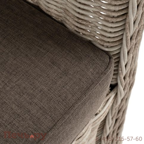 4SiS Гляссе кресло плетеное из искусственного ротанга, цвет бежевый фото 6