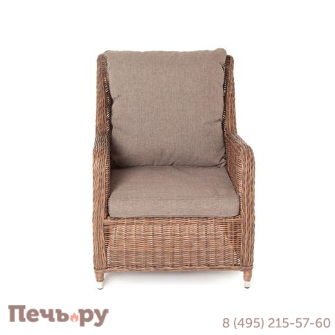 4SiS Гляссе кресло плетеное из искусственого ротанга, цвет коричневый фото 2