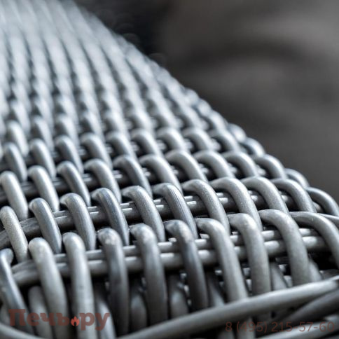 4SiS Капучино диван из искусственного ротанга двухместный, цвет графит фото 8