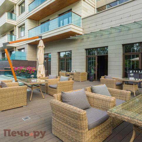 4SiS Капучино кресло из искусственного ротанга, цвет соломенный фото 15