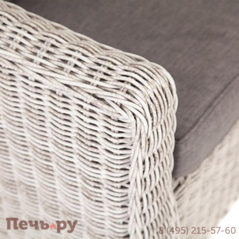 4SiS Кон Панна диван из искусственного ротанга двухместный, цвет бежевый фото 9