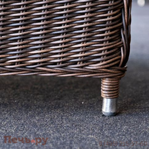 4SiS Кон Панна кресло из искусственного ротанга, цвет коричневый фото 17