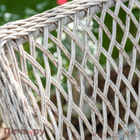 4SiS Латте плетеное кресло из искусственного ротанга, цвет бежевый фото 10