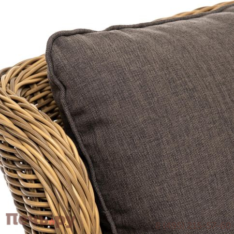 4SiS Неаполь плетеный стул из искусственного ротанга, цвет коричневый фото 4
