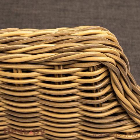 4SiS Неаполь плетеный стул из искусственного ротанга, цвет коричневый фото 5