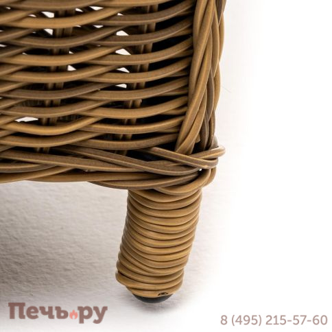 4SiS Неаполь плетеный стул из искусственного ротанга, цвет коричневый фото 6