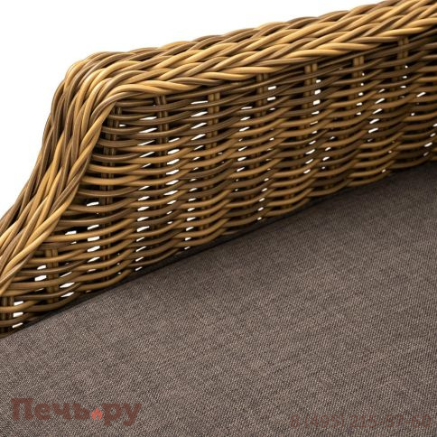 4SiS Неаполь плетеный стул из искусственного ротанга, цвет коричневый фото 7