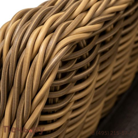 4SiS Неаполь плетеный стул из искусственного ротанга, цвет коричневый фото 9