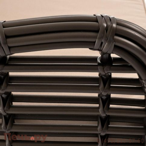 4SiS Ницца диван из искусственного ротанга трехместный, цвет бронзовый фото 7