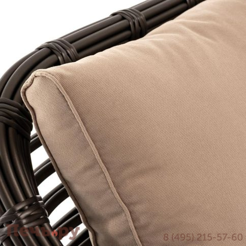 4SiS Ницца диван из искусственного ротанга трехместный, цвет бронзовый фото 8