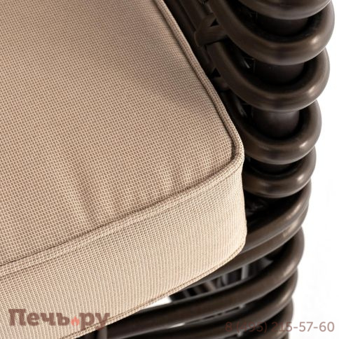 4SiS Ницца кресло из искусственного ротанга, цвет бронзовый фото 7