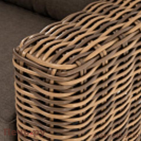 4SiS Палермо кресло из искусственного ротанга, цвет соломенный фото 10