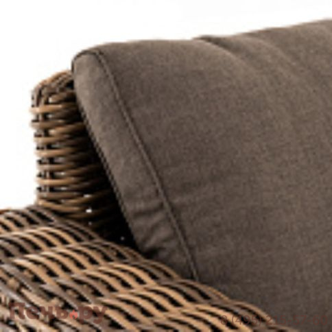 4SiS Палермо кресло из искусственного ротанга, цвет соломенный фото 4