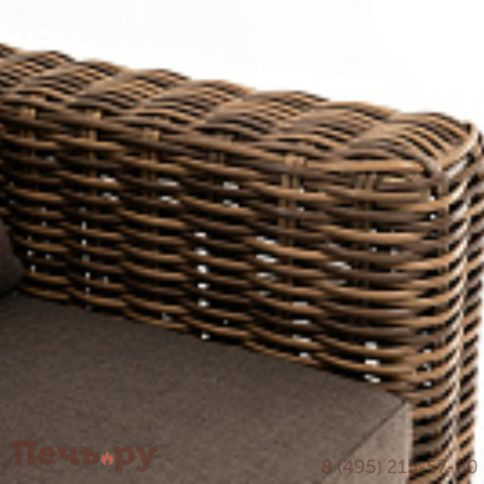 4SiS Палермо кресло из искусственного ротанга, цвет соломенный фото 6