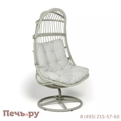 4SiS Севилья кресло-кокон из искусственного ротанга, цвет бежевый фото 11