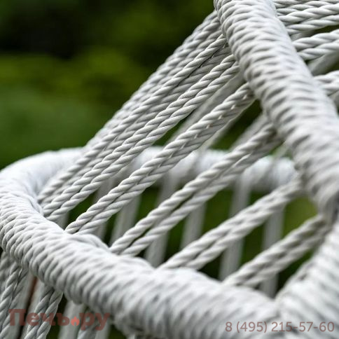 4SiS Севилья кресло-кокон из искусственного ротанга, цвет бежевый фото 3