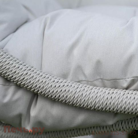 4SiS Севилья кресло-кокон из искусственного ротанга, цвет бежевый фото 4