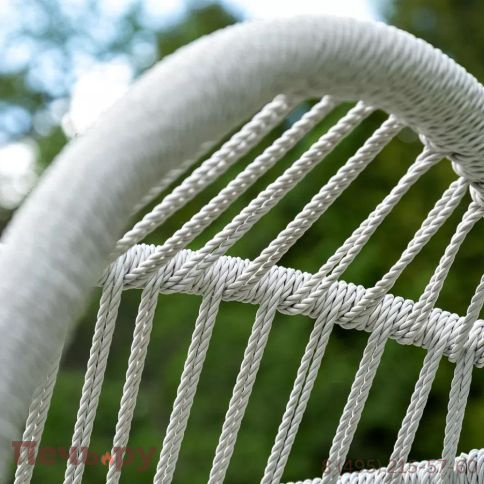 4SiS Севилья кресло-кокон из искусственного ротанга, цвет бежевый фото 7