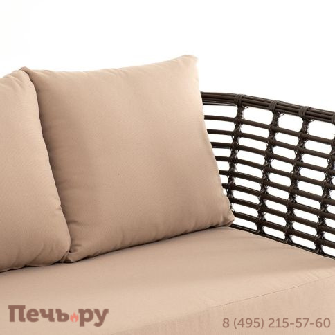 4SiS Валенсия диван из искусственного ротанга трехместный, цвет бронзовый фото 6