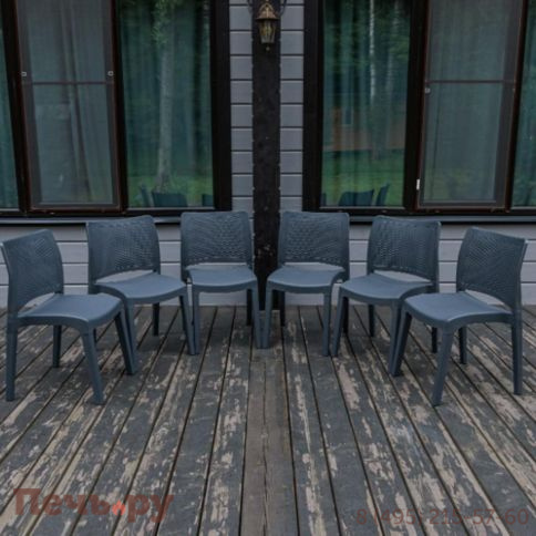 6 стульев Royal Family JULY графит фото 2