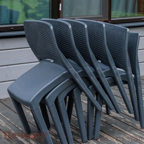 6 стульев Royal Family JULY графит фото 4