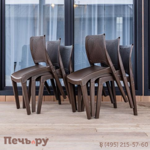 6 стульв Royal Family JULY коричневые фото 3