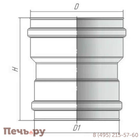 Адаптер переход Теплов и Сухов моно ММ (316/0.8) фото 10