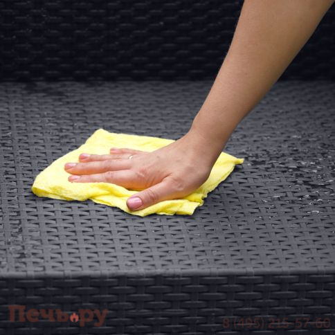 Диван трехместный Gardeck Arizona b:rattan, антрацит (3-х местная подушка) фото 13