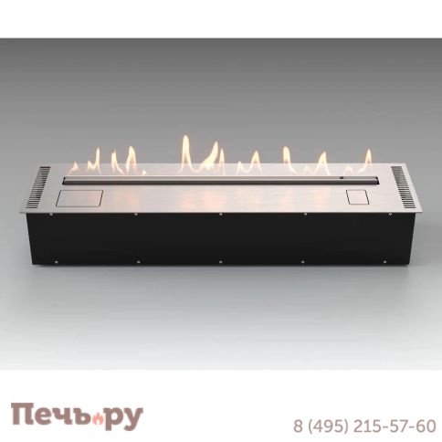 Автоматический биокамин Lux Fire Smart Flame 1200 RC INOX фото 2