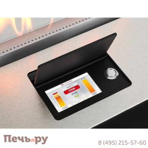 Автоматический биокамин Lux Fire Smart Flame 1400 RC INOX фото 4