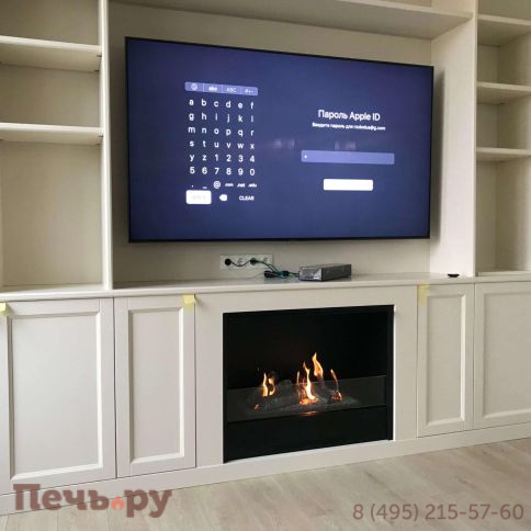 Автоматический биокамин  SappFire Chalet с объемным горением пламени 650, с откидным лючком фото 10