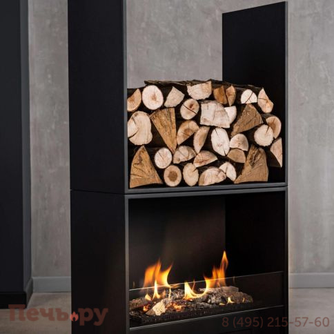 Автоматический биокамин  SappFire Chalet с объемным горением пламени 650, с откидным лючком фото 9