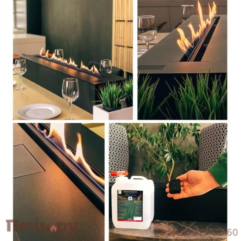 Автоматический биокамин  SappFire Standard (топливный блок 1800) фото 6