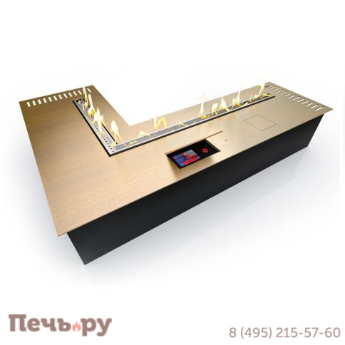 Автоматический биокамин ZeFire Automatic M 600х900 угловой фото 2