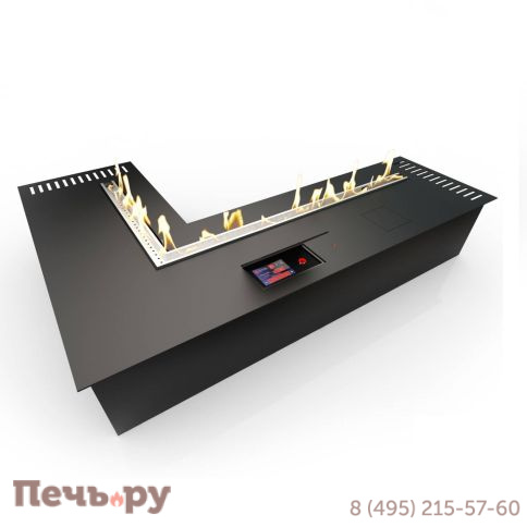 Автоматический биокамин ZeFire Automatic M 600х900 угловой фото