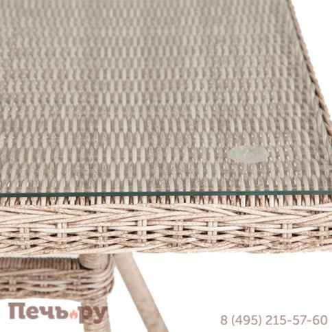 Айриш 4SiS стол плетеный из искусственного ротанга, цвет бежевый фото 3