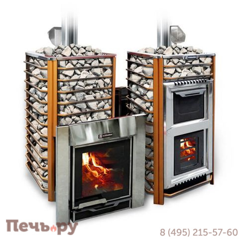 Банная печь Ермак 30 Сетка Люкс (чугун) фото