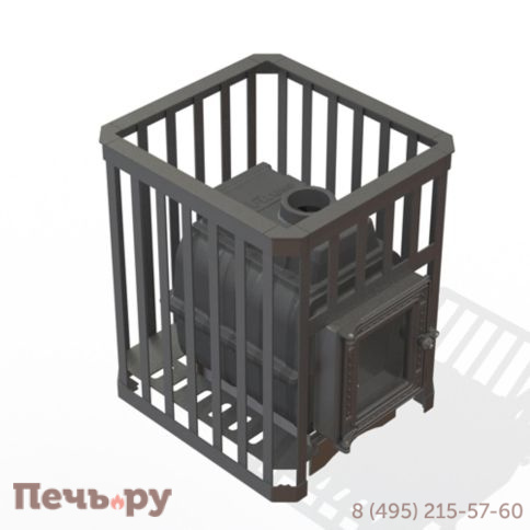 Банная печь Fireway Паровар 18 ковка (201) без выноса фото 3