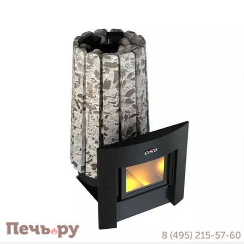 Банная печь Grill'D Cometa Vega 180 Window Stone Pro (Серпентинит) фото 3